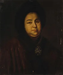Portrait of Tsarina Evdokiya Feodorovna Lopukhina, Wife of Tsar Peter I of Russia
