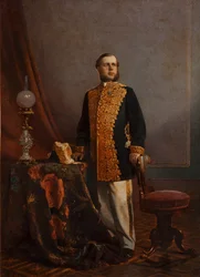 Portrait of Vasily Yuryevich Poznansky, 1828-1900, 1860s