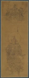 Portrait of a Deva King, 14th century