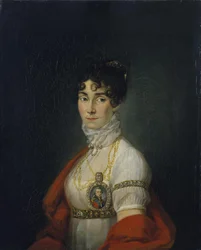Portrait of the Actress and Singer, Countess Praskovya Sheremetyeva Zhemchugova, Early