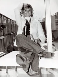 Portrait of the Australian singer and comedian Olivia Newton-John (b. 1949), London, 23/05/1975