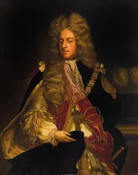 Portrait of King George I of Great Britain 1660-1727