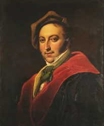 Portrait of the composer Gioachino Antonio Rossini 1792-1868