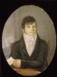Portrait of the dancer, ballet master and script writer Ivan Valberkh