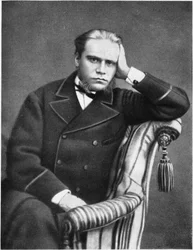 Portrait of the Lawyer and Author Anatoli Fyodorovich Koni 1844-1927, 1870s
