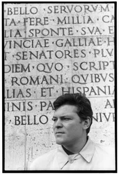 Portrait of the painter Franco Angeli. Early 1960s