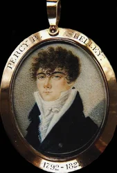 Portrait of the Poet Percy Bysshe Shelley 1792-1822, ca 1825