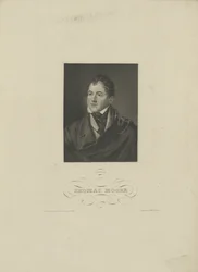 Portrait of the poet Thomas Moore 1779-1852, 1830s