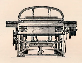 Power Loom Front View, 1836, 1904