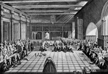 Presentation of Sheriffs at Westminster, London, c. 1920