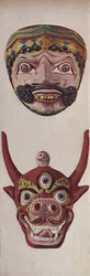 Primitive Cultures in Ritual and Festival Masks - Festival Mask and Cow-face Mask