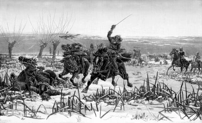 Prince Rupert at the Battle of Edgehill, 1642