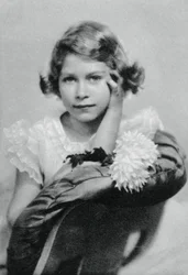 Princess Elizabeth aged nine, 1935
