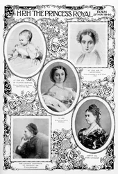 Princess Victoria Adelaide Mary Louise, eldest daughter of Queen Victoria, late 19th century