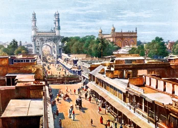 Principal Entrance Street, Hyderabad, India, early 20th century