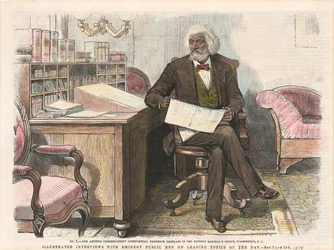 Print of Frederick Douglass