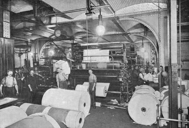 Printing the Daily Telegraph Newspaper, London