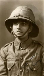 Private Lacey, 5th East Surrey regiment, Chakrata, India, 1917