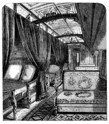 Pullman Sleeping Car on the Union Pacific Railroad