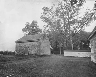 Quaker Meeting House, Battlefield of Princeton, New Jersey, USA, c1900