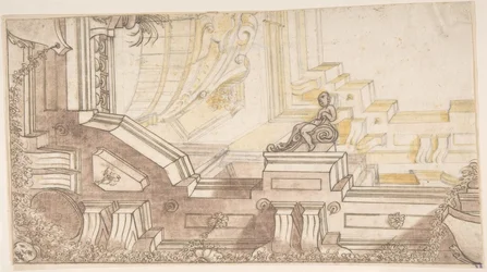 Quarter of a Design for a Trompe L