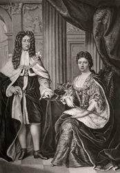Queen Anne and Prince George of Denmark, Late 17th or Early 18th Century, 1906