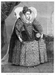 Queen Elizabeth Attired for the Royal Thanksgiving on the Defeat of the Spanish Armada