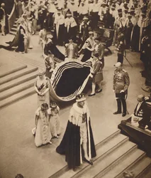 Queen Mary Leaves, May 12 1937