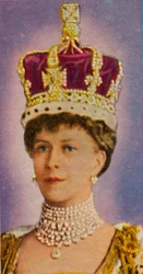 Queen Mary, Consort of King George V, at Her Coronation, 1911