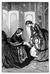 Queen Victoria and her little grandson, Prince Wilhelm of Prussia