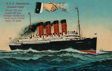 R.M.S. Mauretania. Cunard Line, c. 1930s