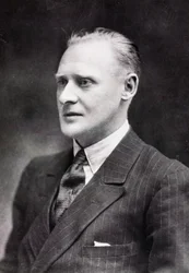R J Mitchell, English aircraft designer, c 1933