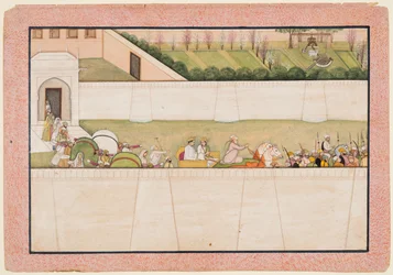 Ramas Brothers Bharata and Shatrughna set out from Ayodhya to find Rama and Lakshmana