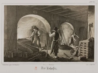 Raw Materials Processing, Metallurgy Forging Precious Metal, Germany, c 1851