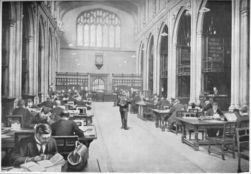Reading room, Guildhall Library, City of London