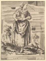 Reverse Copy of Contadina, Recueil de diverses figures étrangères Inventées par F.