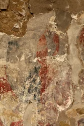 Ribelles. The Church. Interior. The Apse. The Wall Paintings. (Detail) Romanesque.