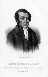 Richard Allen, African American Founder of the African Methodist Episcopal Church, 1854