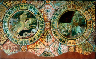 Richard the Lionheart and Saladin in Mounted Combat, 1191 13th Century