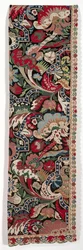 Right Half of a Pair of Needlework Bed Hangings in the Bizarre style