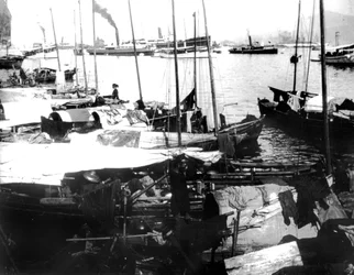 River Boats, Saigon, 1900
