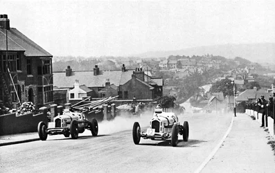 Road racing in the Isle of Man, 1937