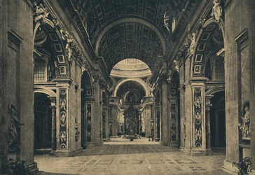 Roma - Interior of the Basilica of S. Peter