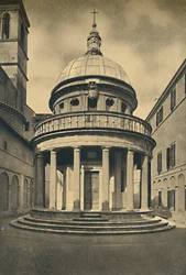 Rome - Temple by Bramante in the Cloisters of S. Pietro in Montorio on the Janiculum Hill, 1910