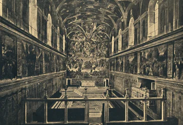 Roma - Vatican Palace - The Sistine Chapel, founded by Sixtus IV in 1483, 1910