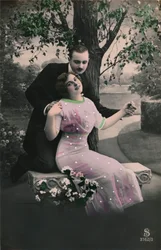 Romantic postcard