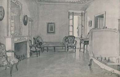 Room in Which Napoleon Was Born, 1896