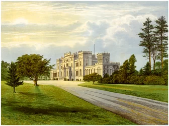 Rossie Castle, Forfarshire, Scotland, Home of the Macdonald Family