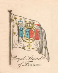 Royal Standard of France, 1838