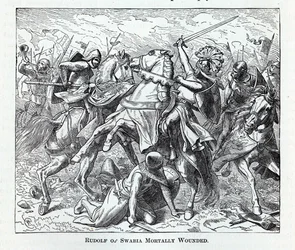 Rudolf of Swabia Mortally Wounded, 1882